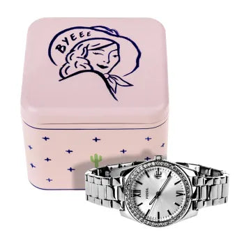 Fossil Scarlette Mini Three-Hand Date Stainless Steel Women's Watch | ES4317