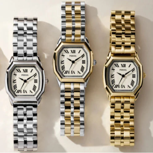 Fossil Harlow Three-Hand, Two-Tone Stainless Steel Women's Watch | ES5362