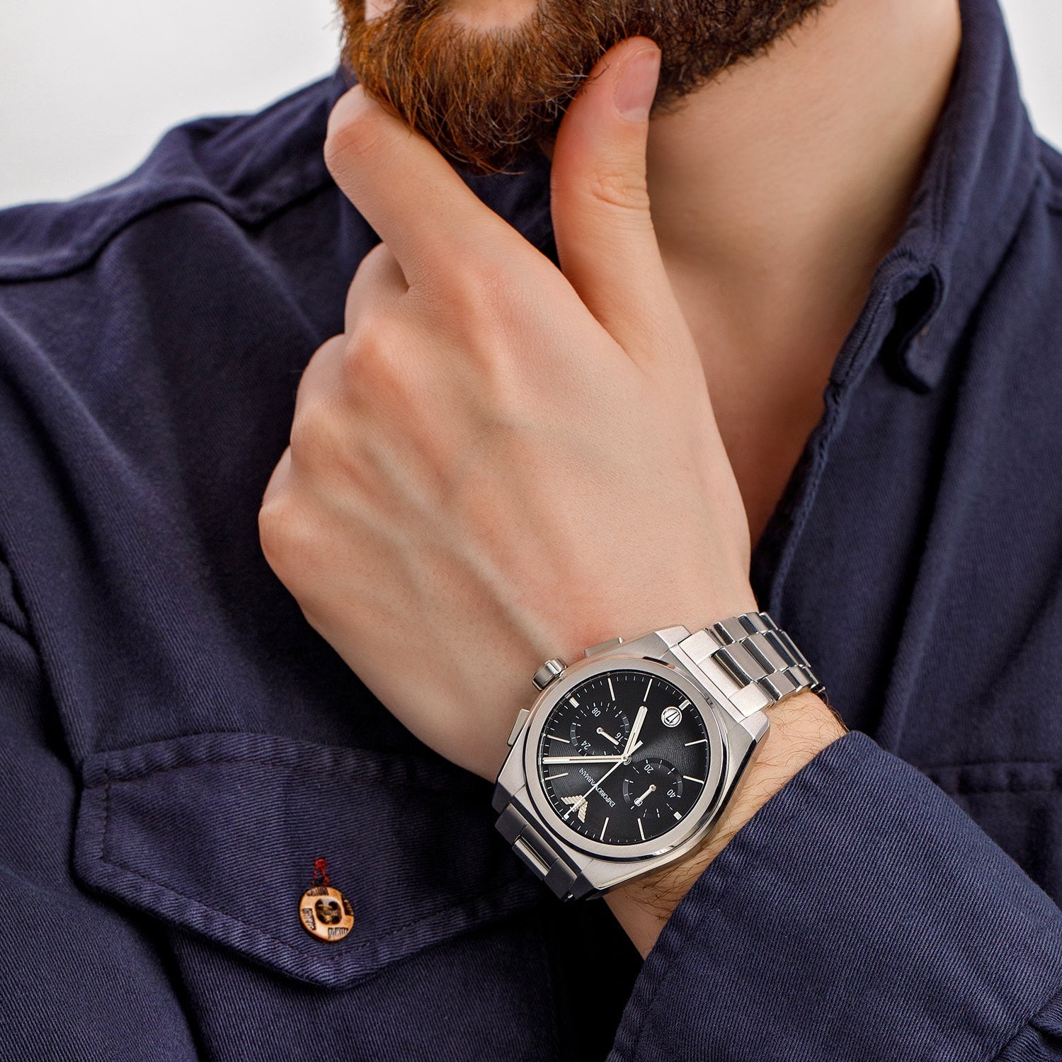 Emporio Armani Stainless Steel Men's Watch | AR11560