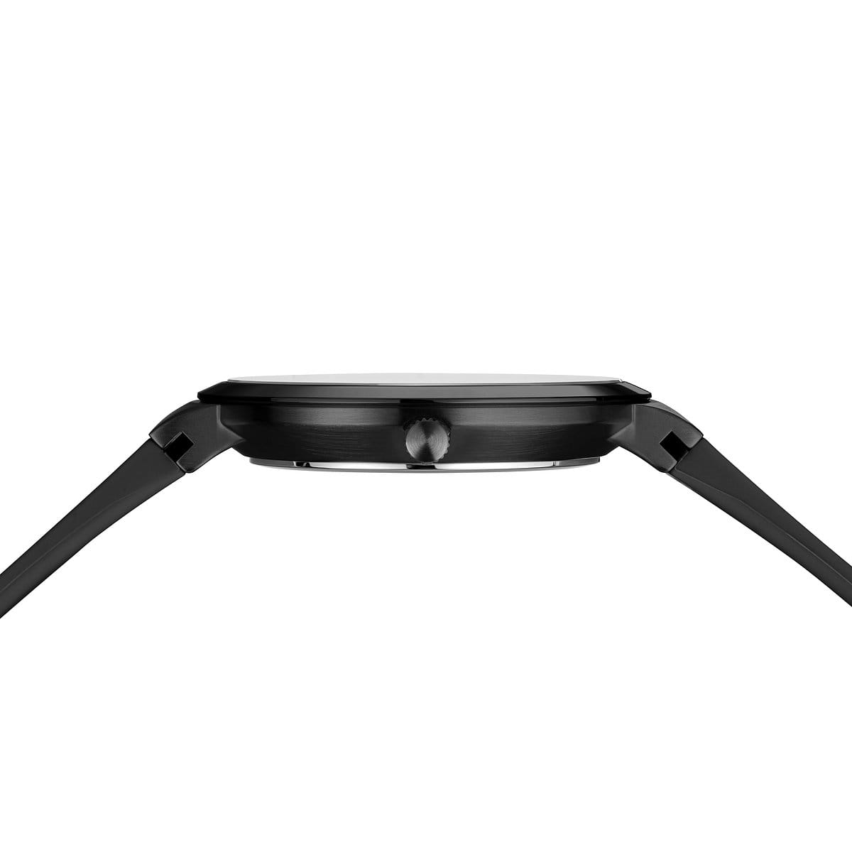 Bering Classic Black Dial Black Strap Men's Watch | 10141-402