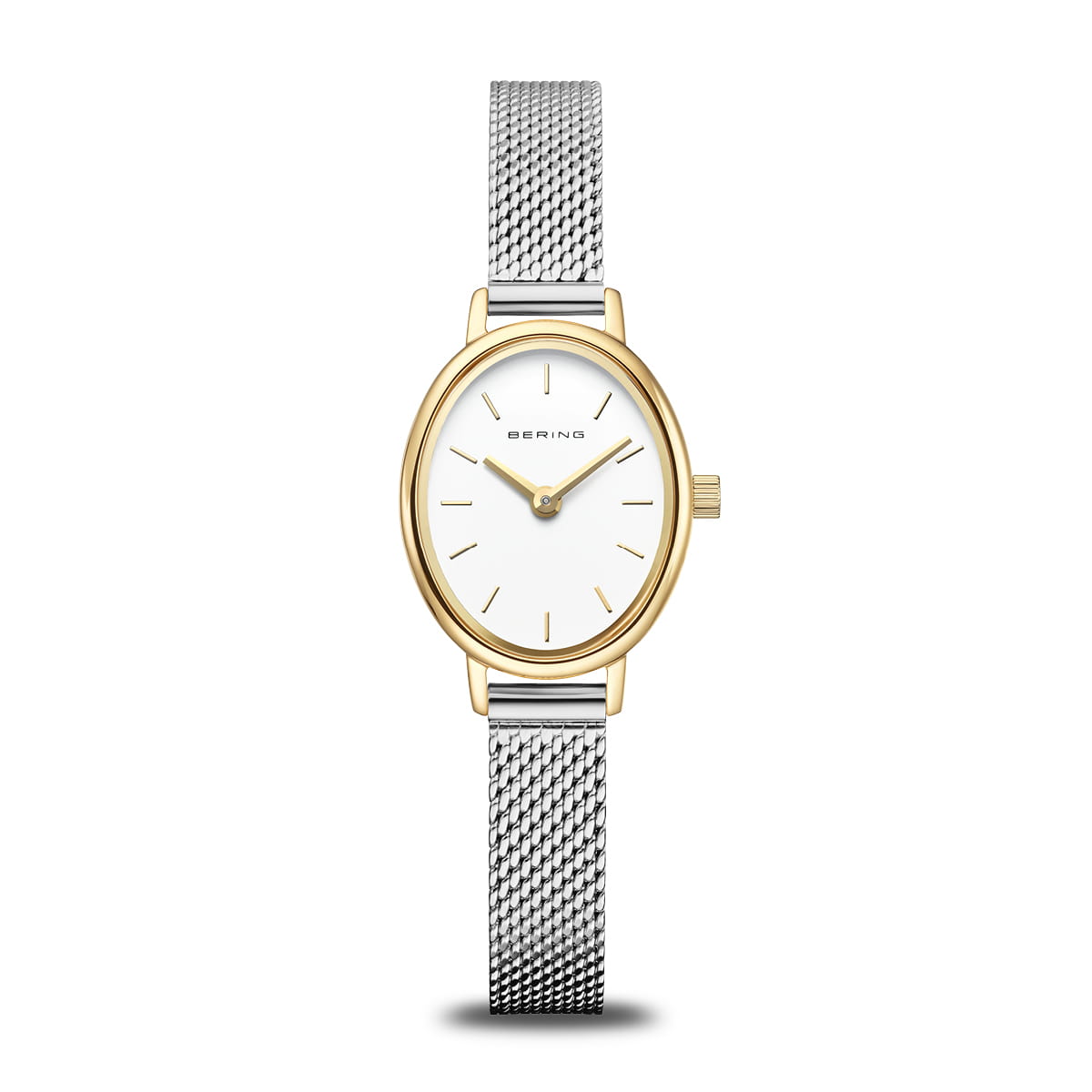 BERING Classic White Dial and Silver Mesh Bracelet 20mm Women's Watch | 11020-010