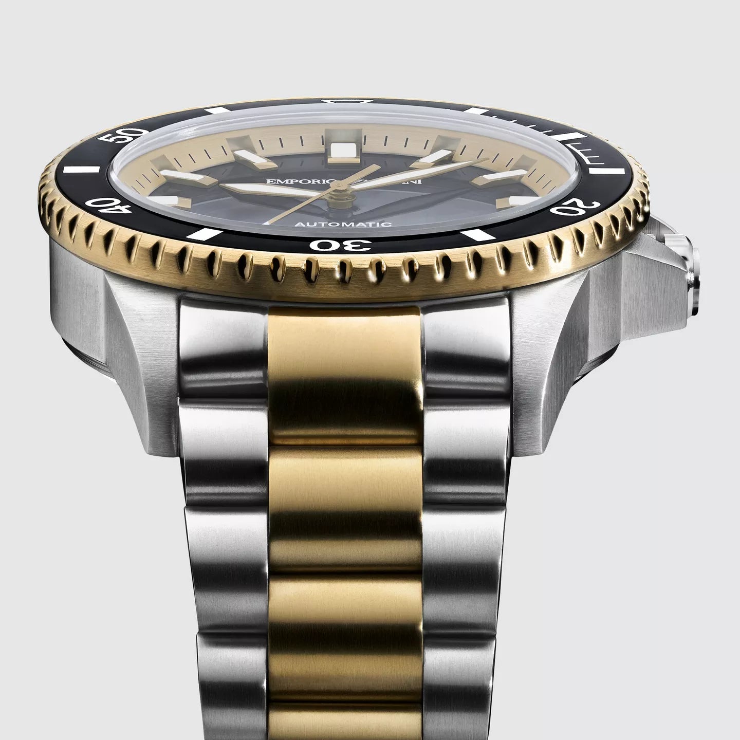 Emporio Armani Sea Explorer Two Tone Automatic Stainless Steel Men's Watch| AR60089