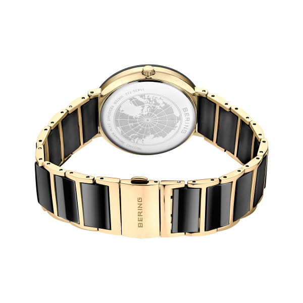 BERING Ceramic Polished Gold Women's Watch | 11435-732