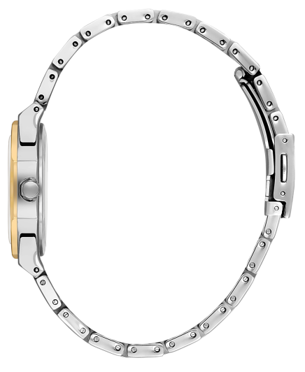 Bigotti Rose Gold Stainless Steel Silver Dial Stones Men's Watch | BG.1.10587-3