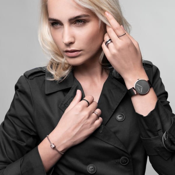 BERING Classic Polished/Brushed Rose Gold Women's Watch | 14539-166