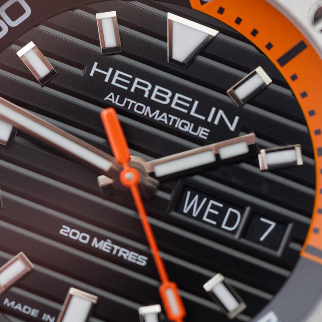 Herbelin Cap Camarat Diver Automatique Black Dial Men's Watch | 1745N14CMD