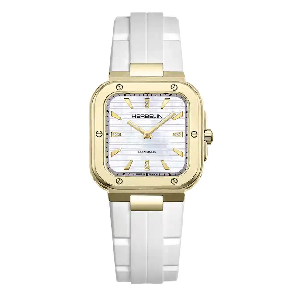 Herbelin Cap Camarat Mother-of-Pearl Dial Diamond Women’s Watch | 17546P1N89CW