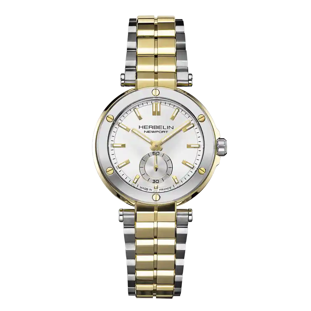 HERBELIN Newport Steel And Yellow Gold 35mm Unisex Watch | 18289BT1N12