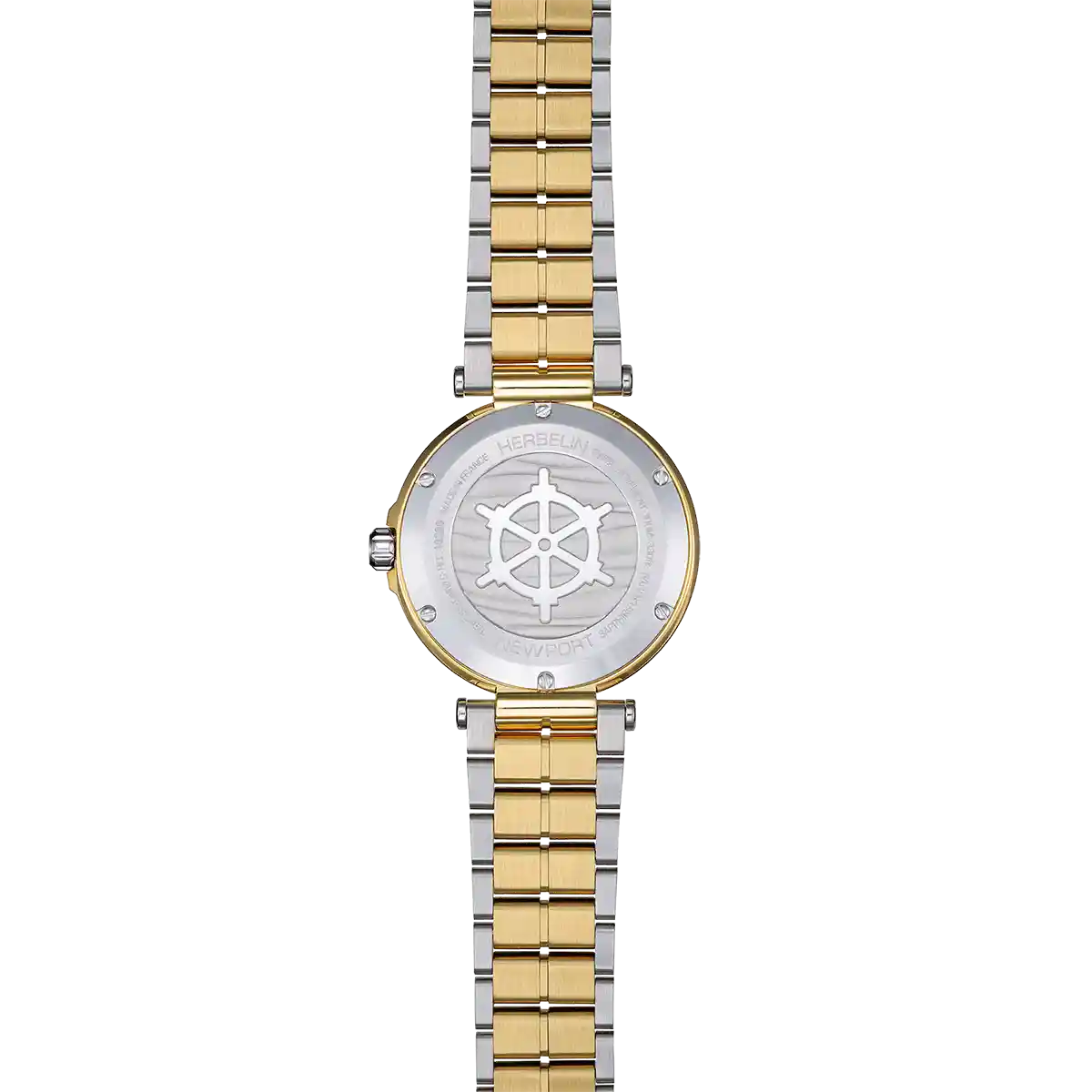 Herbelin Newport Two-Tone Blue Dial Women's Watch | 18289BT1N35