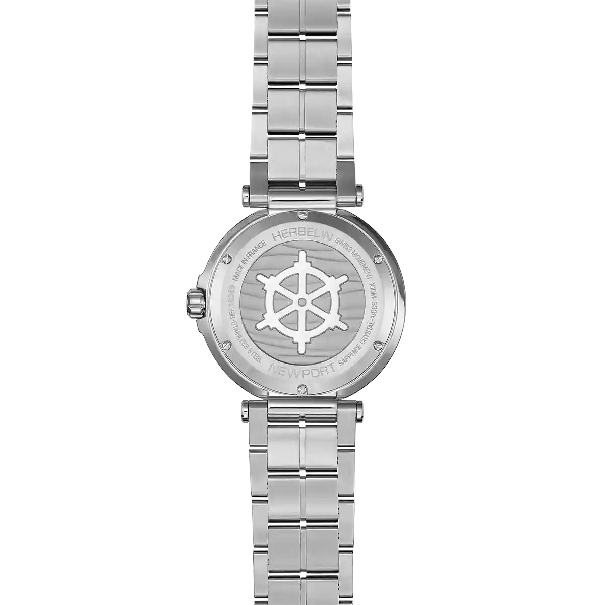 HERBELIN Newport Stainless Steel Charcoal Dial Men's Watch | 18389B22