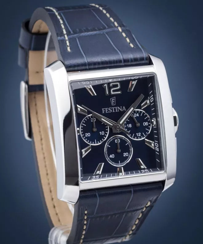 Festina Blue Leather Strap Men's Watch | F20636/2