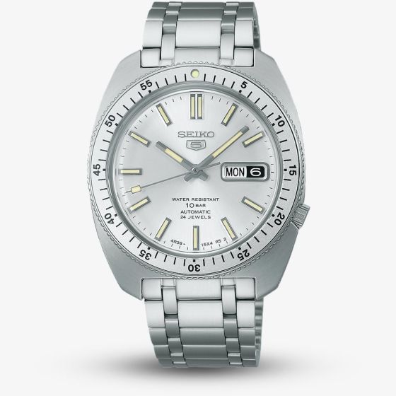 Seiko Limited Edition Gene Kranz Recreation Silver Dial Men's Watch | SRPL91K1