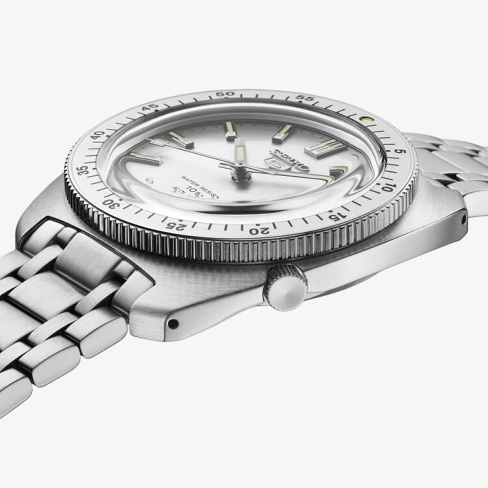 Seiko Limited Edition Gene Kranz Recreation Silver Dial Men's Watch | SRPL91K1