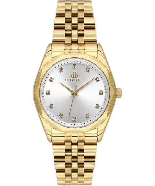 Bigotti Gold Stainless Steel Men's Dress Watch | BG.1.10622-3