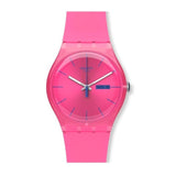 Swatch Pink Silicon Strap Women's Watch | SUOP700