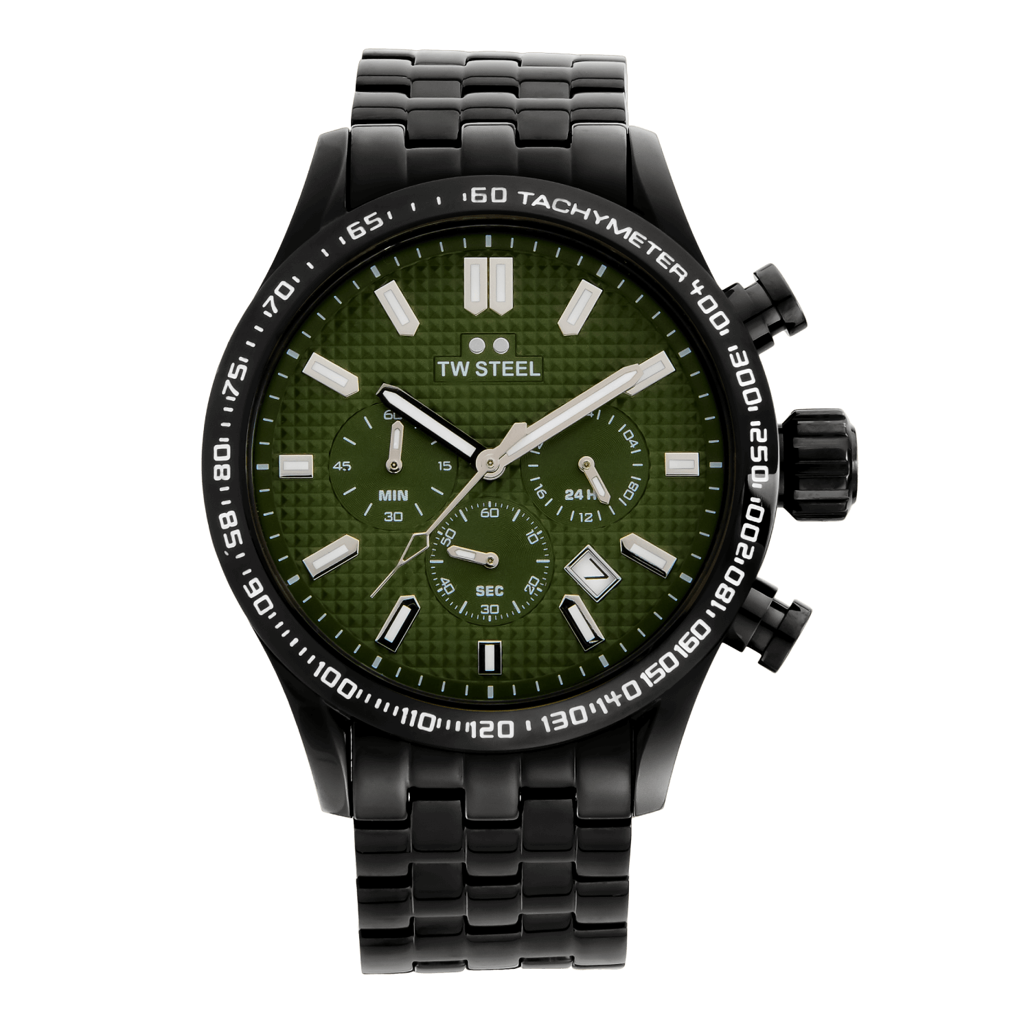 TW Steel Volante Chronograph Black Stainless Steel Men's Watch | VB3