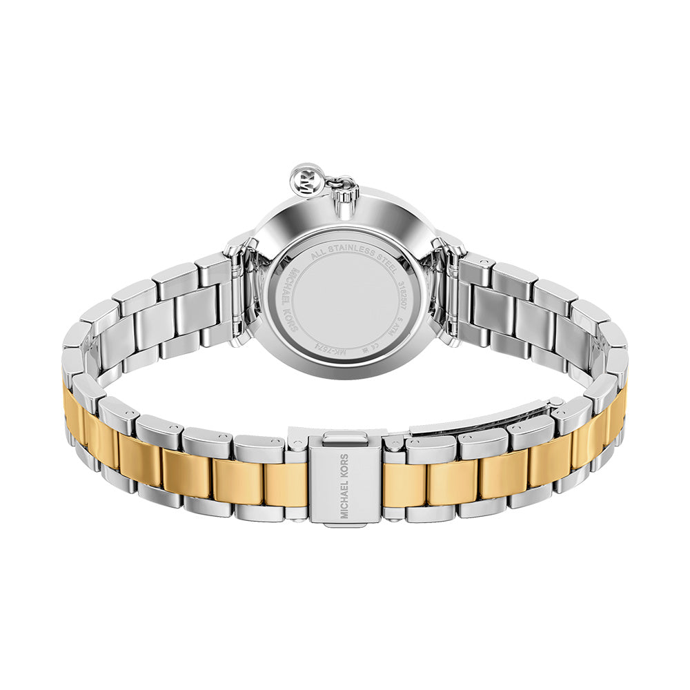 Michael Kors Pyper Silver Dial and Two-Tone Steel Bracelet 32mm Women's Watch | MK7574