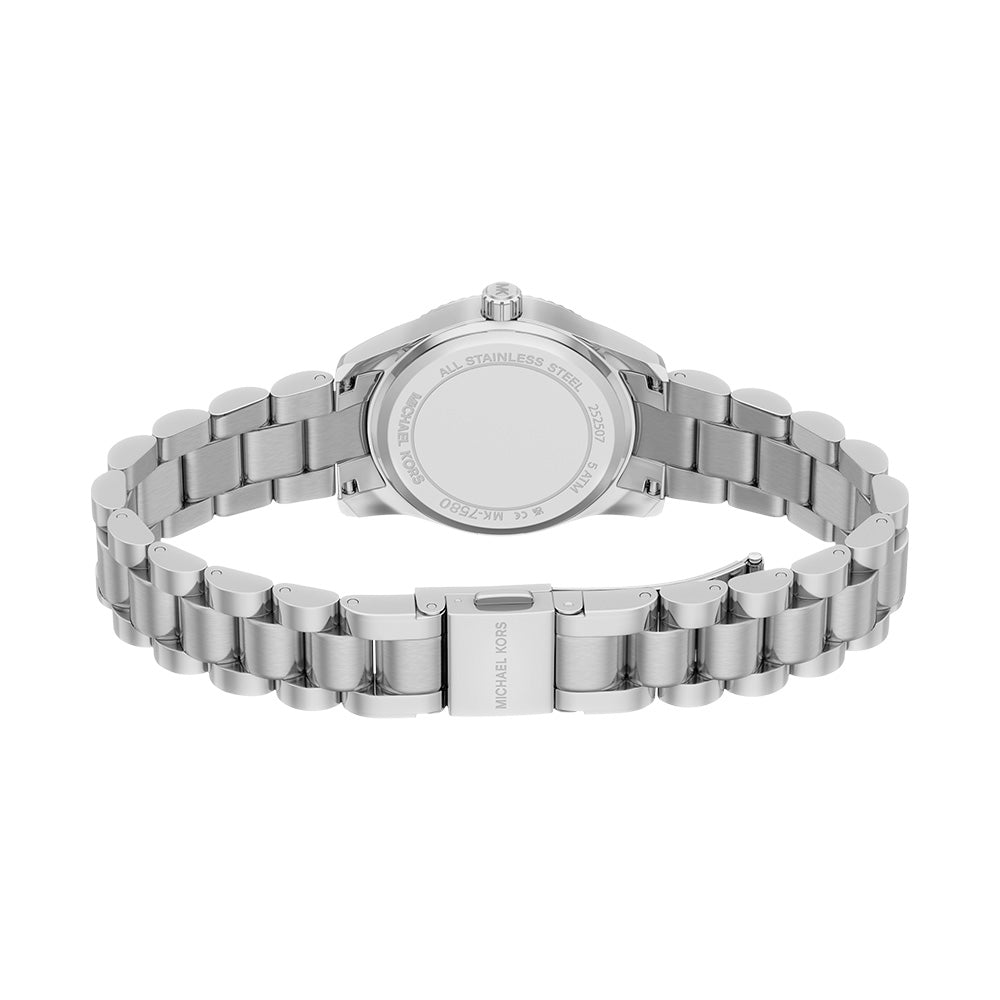 Michael Kors Lexington Green Sunray Dial and Steel Bracelet 26mm Women's Watch | MK7580