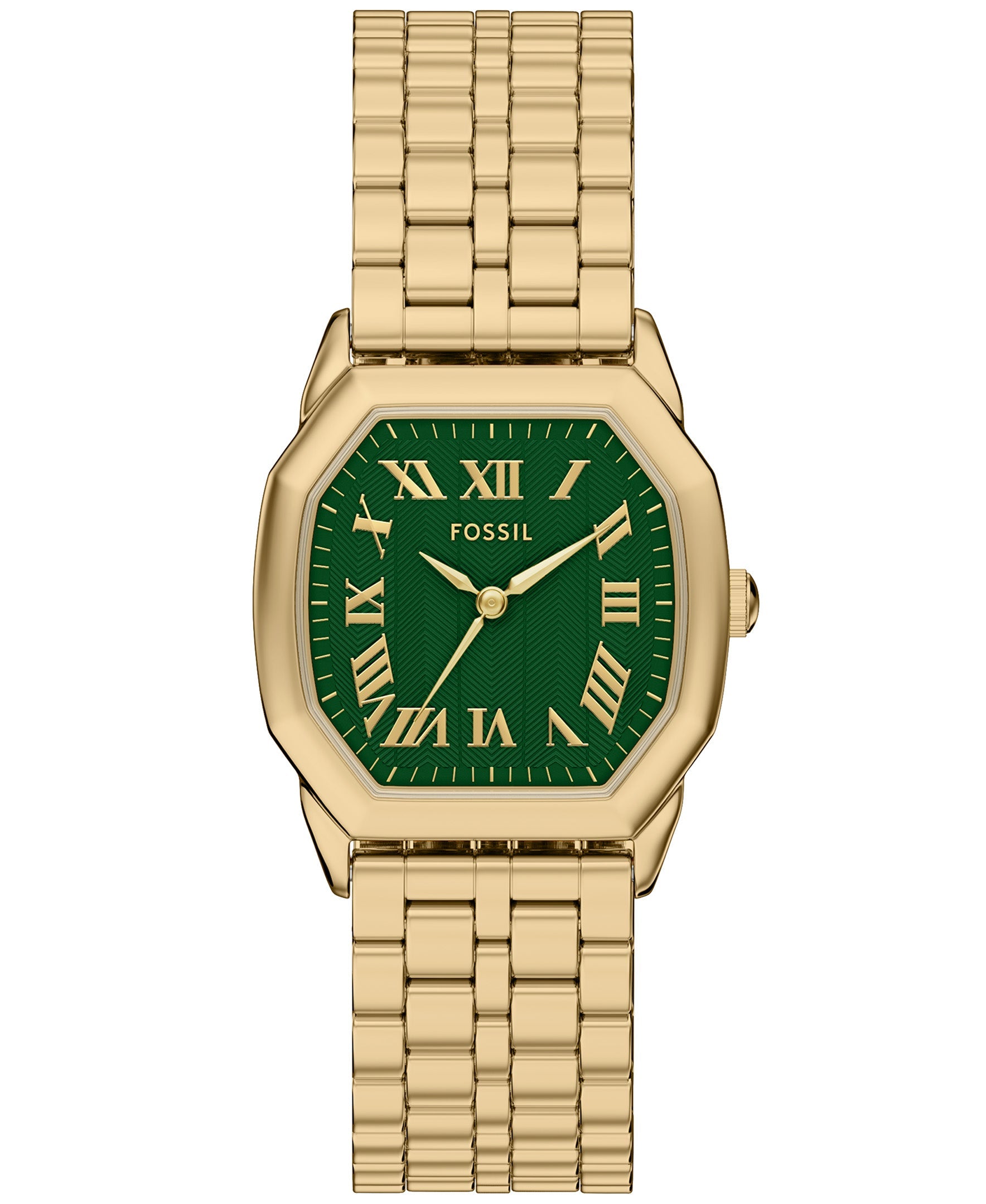 Fossil Harlow Green Dial Gold Women's Watch | ES5451