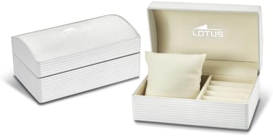 Lotus Silver Black Chronograph Womens Watch |18676/4