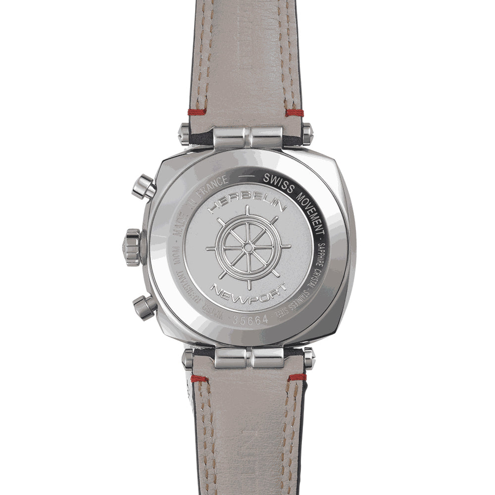 Herbelin Newport Héritage Chronograph Blue Dial Men's Watch | 35664AP25X