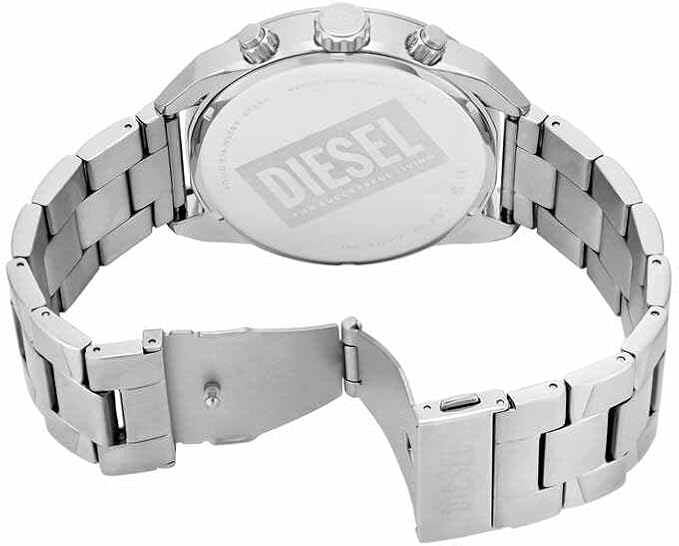 Diesel Spiked Stainless Steel Silver Men's Dress Watch | DZ4677