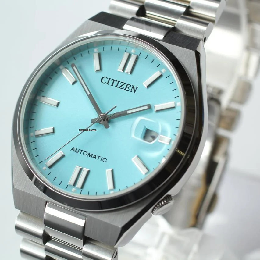 Citizen Tsuyosa Automatic Turquoise Dial Stainless Steel Men's Watch | NJ0151-88M