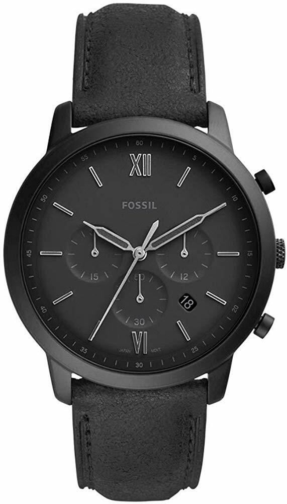 Fossil Neutra Analog Chronograph Black Dial Men's Watch | FS5503