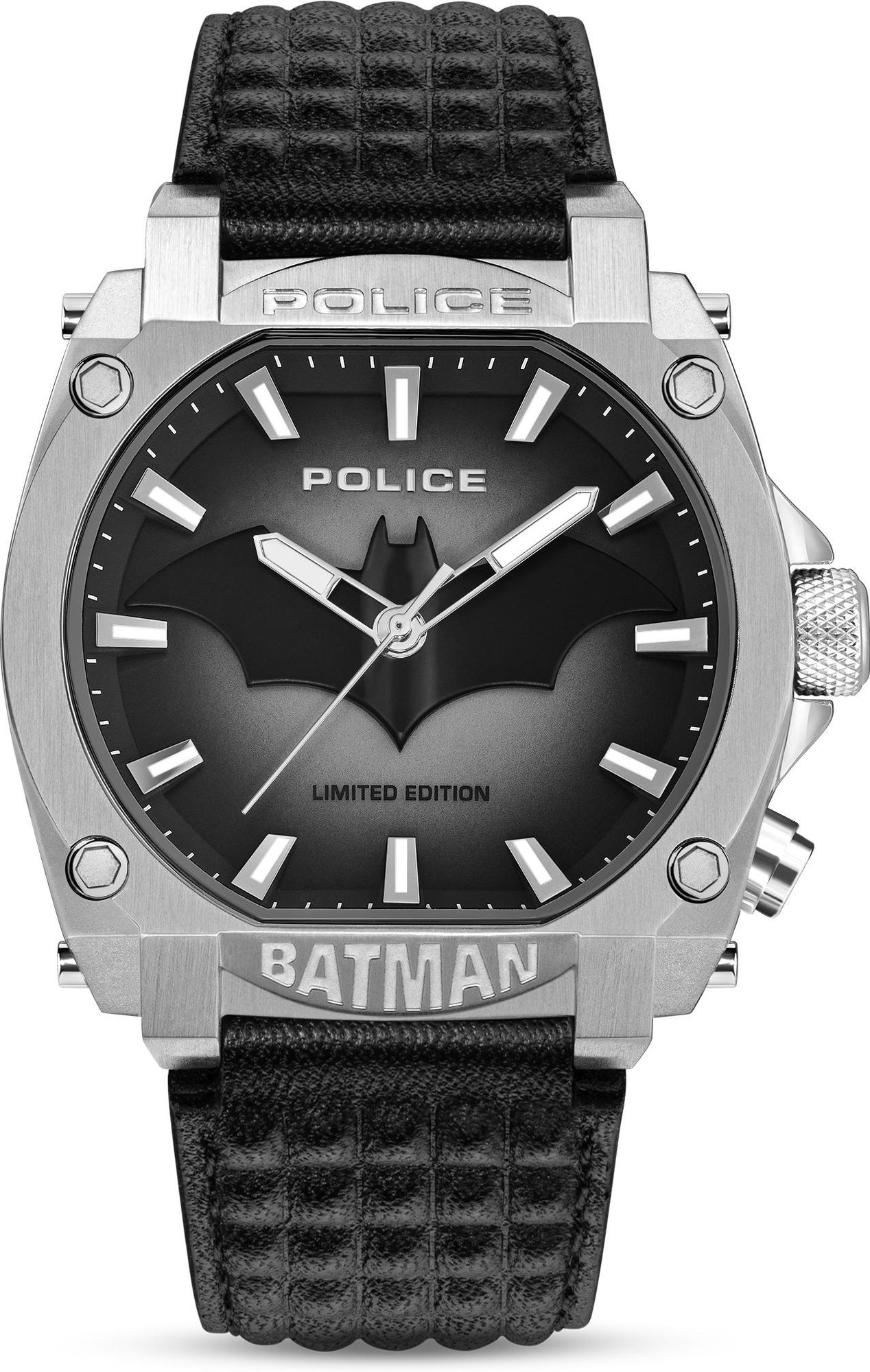 Police Limited Edition Batman Forever Norwood Black Dial Black Strap Chronograph Men's Watch Set | PEWGD0022603SET