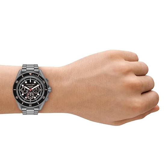 Michael Kors Maritime Grey Quartz Stainless Steel Men's Watch | MK9204