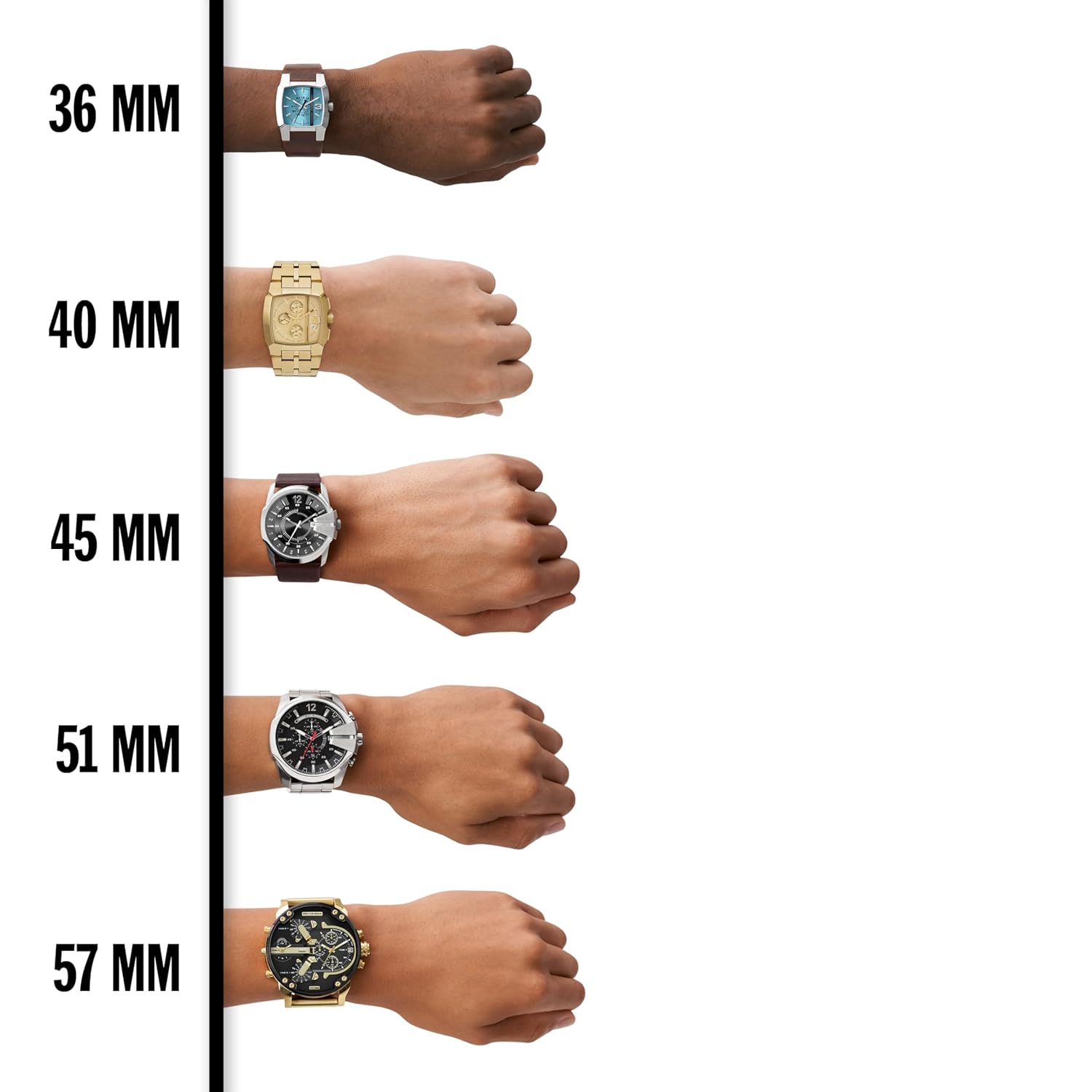 Diesel Mega Chief Slim Brown Men's Watch | DZ4697