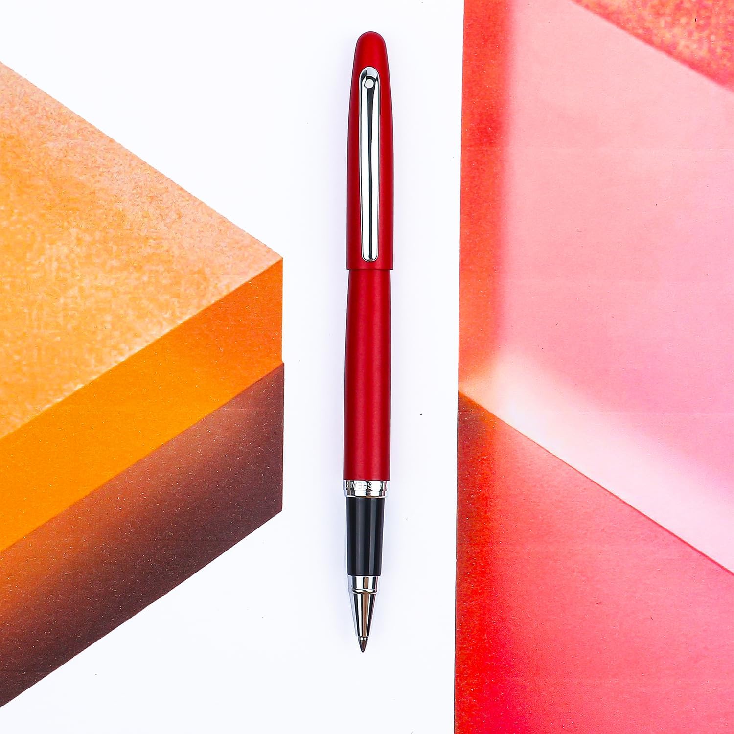 Sheaffer VFM Excessive Red with Chrome trims Rollerball Pen | E1940351