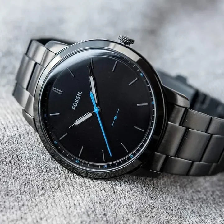 Fossil The Minimalist Slim Black Stainless Steel Men's Watch | FS5308