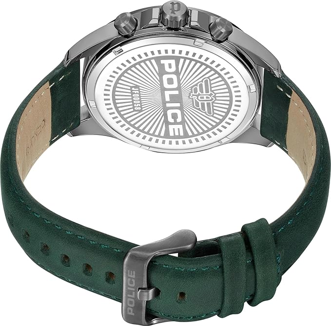 Police Analogue Quartz Leather Strap Men's Watch | PEWJF0005801