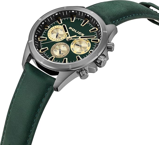 Police Analogue Quartz Leather Strap Men's Watch | PEWJF0005801