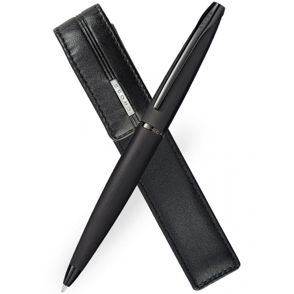 CROSS ATX Brushed Black Ballpoint Pen | 882-41