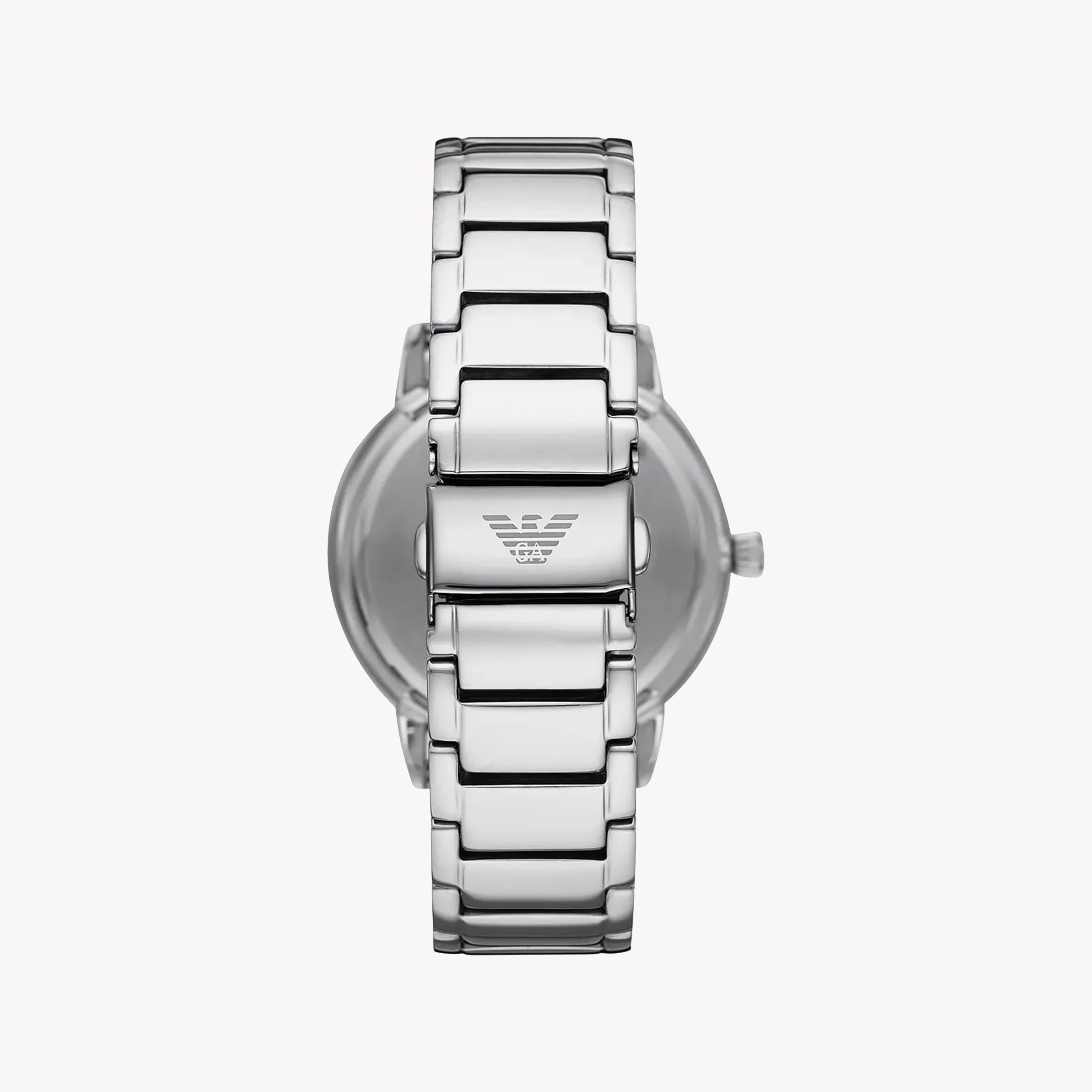 Emporio Armani Silver Black Dial Men's Watch | AR11310