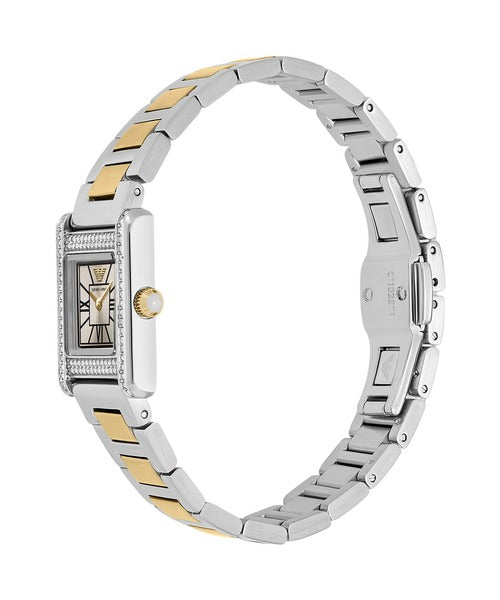 Emporio Armani Two-Hand Gold Stainless Steel Women's Dress Watch | AR11704
