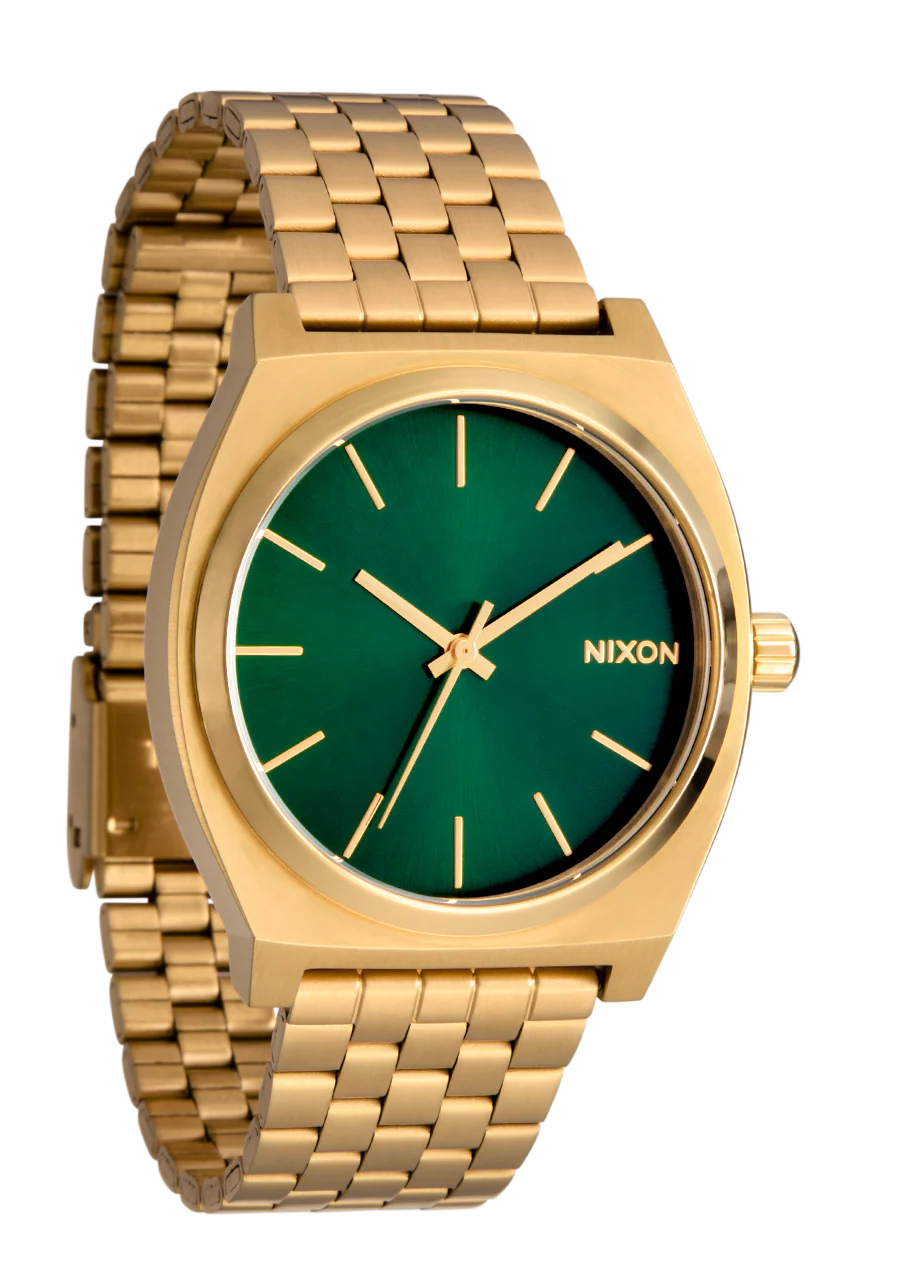 NIXON Time Teller Silver Dial and Silver Leather 34mm Unisex Watch - view 2