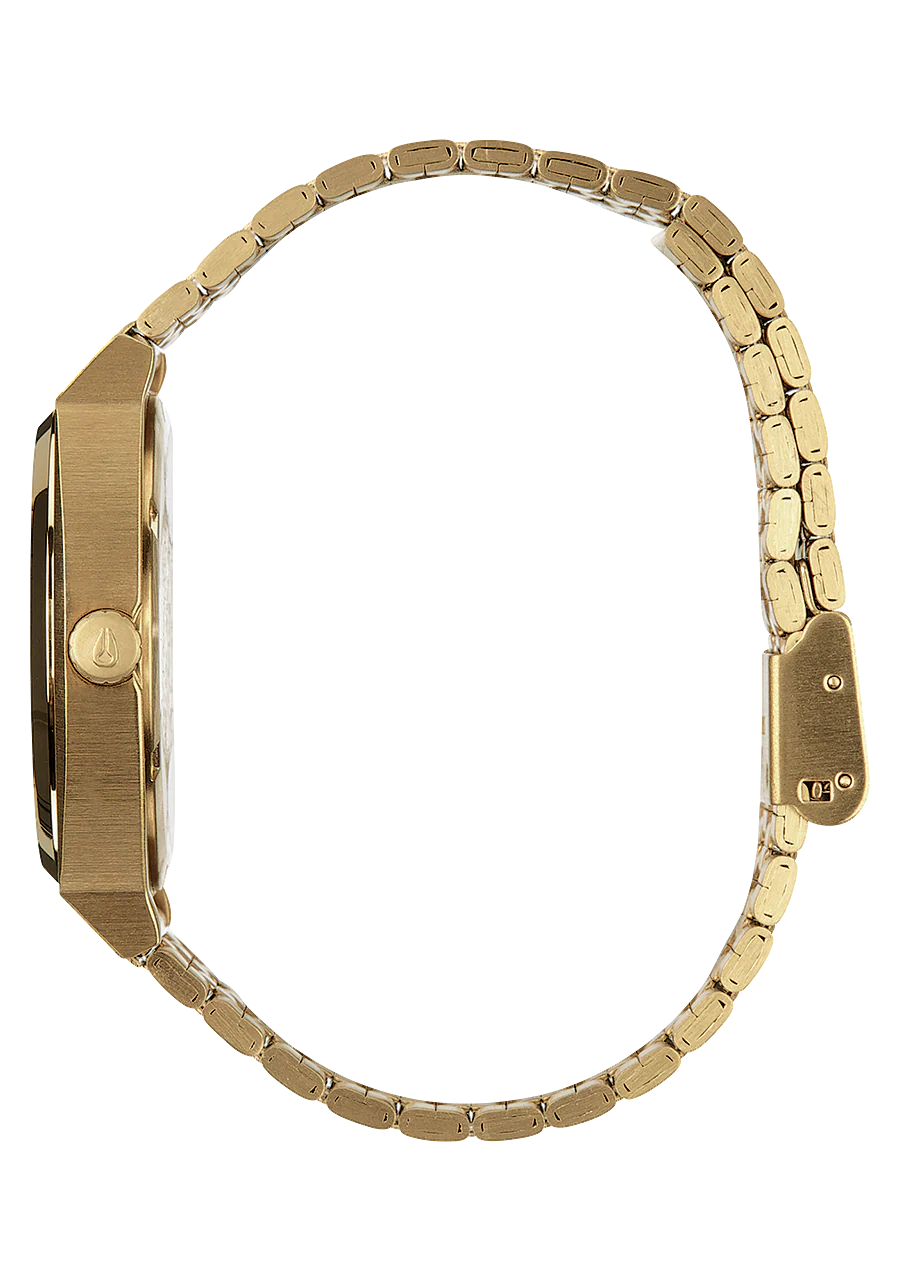 NIXON Time Teller Silver Dial and Silver Leather 34mm Unisex Watch - view 2