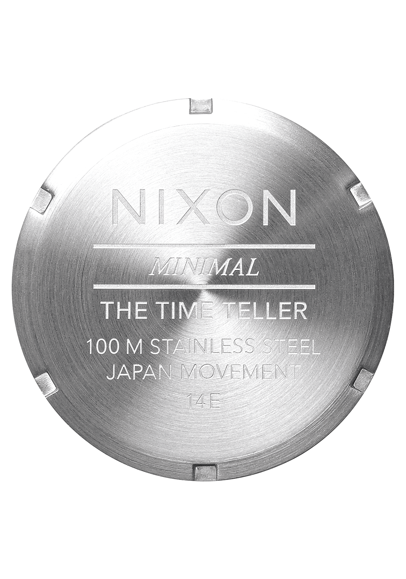 NIXON Time Teller Silver Dial and Silver Leather 34mm Unisex Watch - view 5