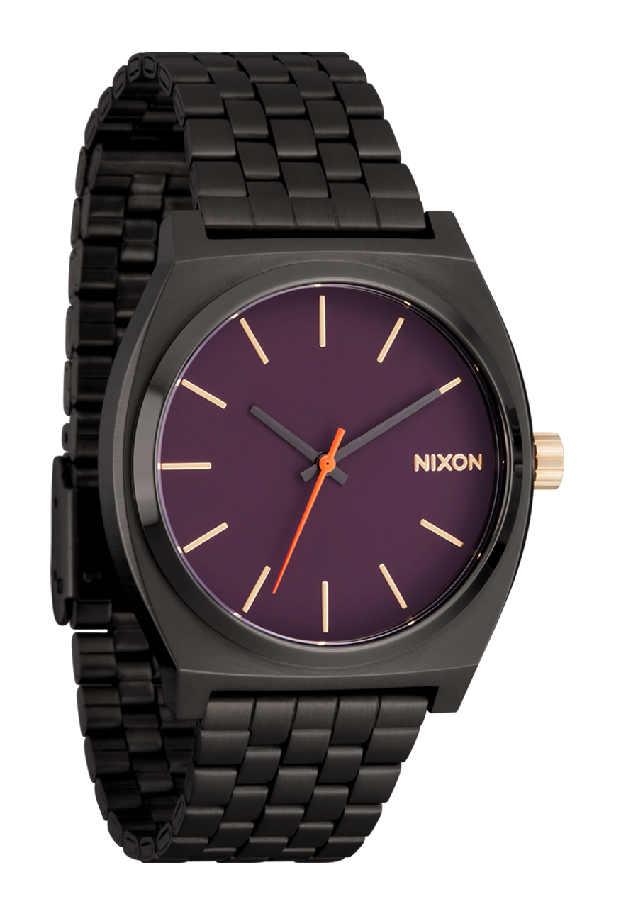 NIXON Time Teller Gold Dial and Gold Steel Bracelet 37mm Women's Watch - view 2