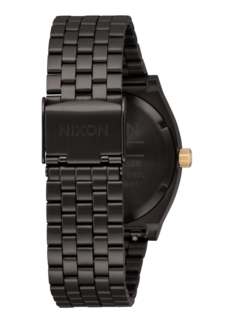 NIXON Time Teller Gold Dial and Gold Steel Bracelet 37mm Women's Watch - view 4