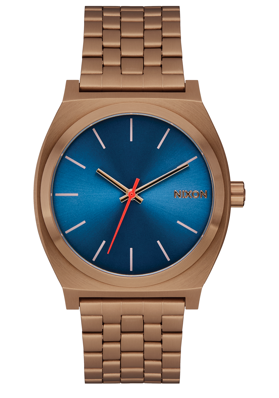 NIXON Time Teller - Desert Gold Arles Blue Unisex Watch | A0455301-00