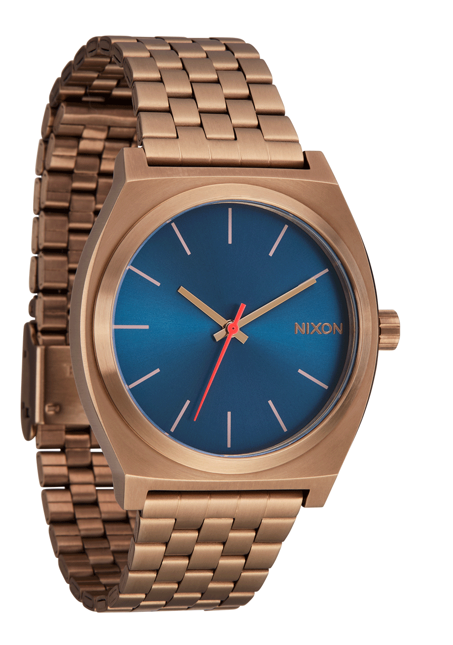 NIXON Time Teller - Desert Gold Arles Blue Unisex Watch | A0455301-00