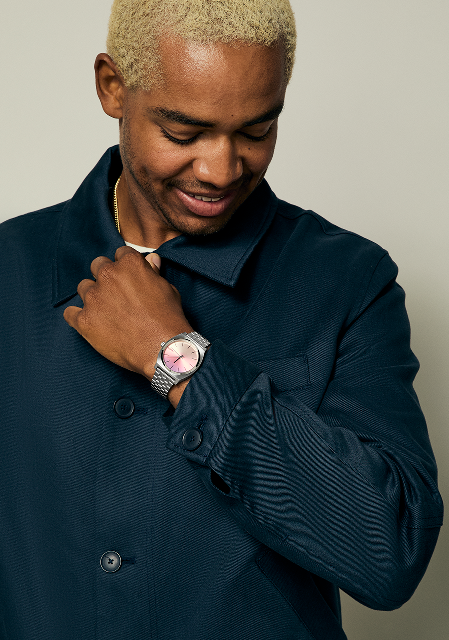 NIXON Time Teller - Silver Pink Dawn Unisex Watch | A0455356-00