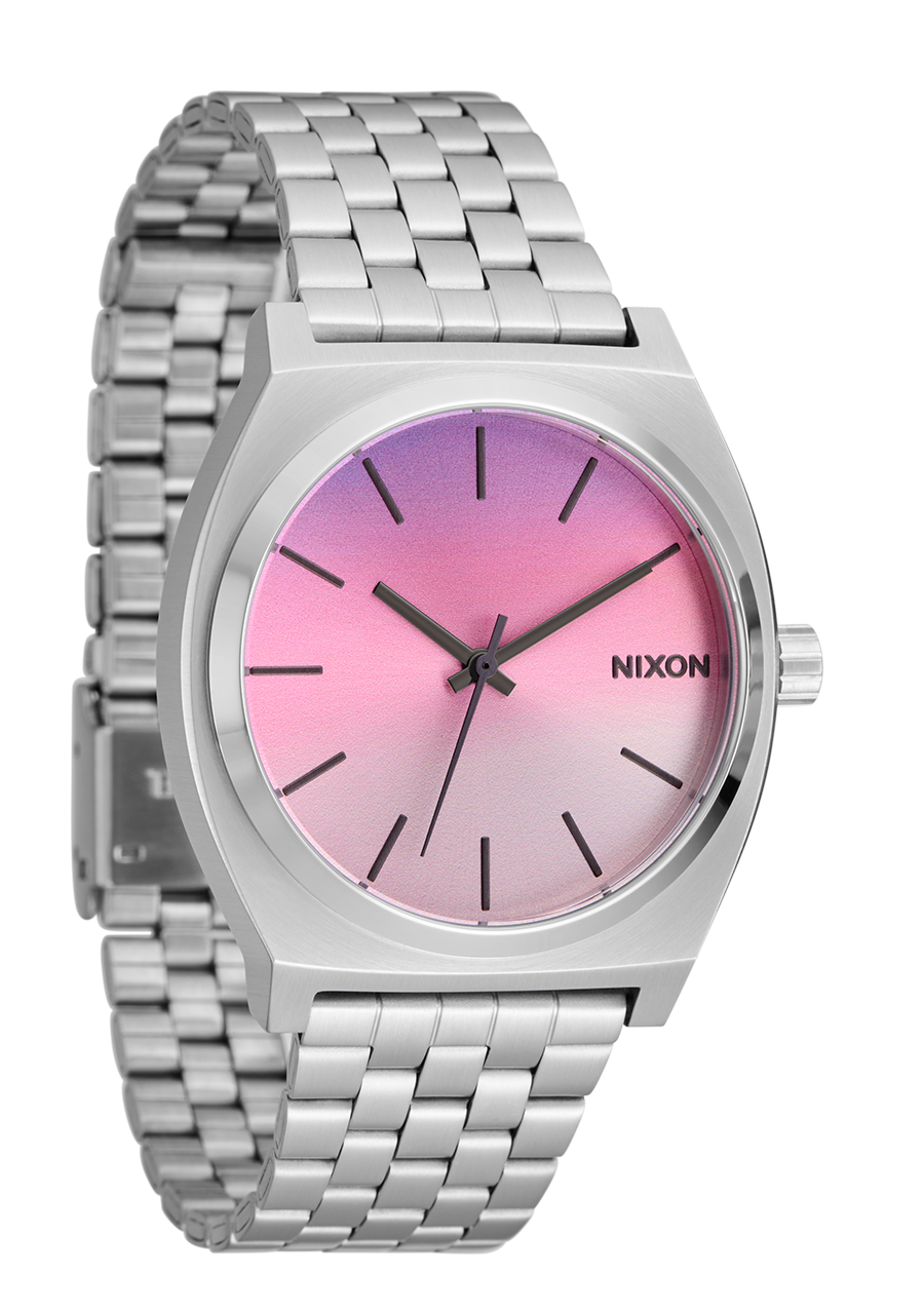 NIXON Time Teller - Silver Pink Dawn Unisex Watch | A0455356-00