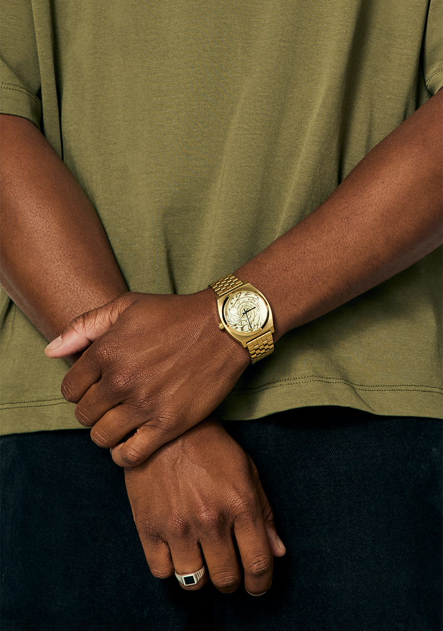 NIXON Time Teller White Dial and White Steel Bracelet 38mm Unisex Watch - view 9