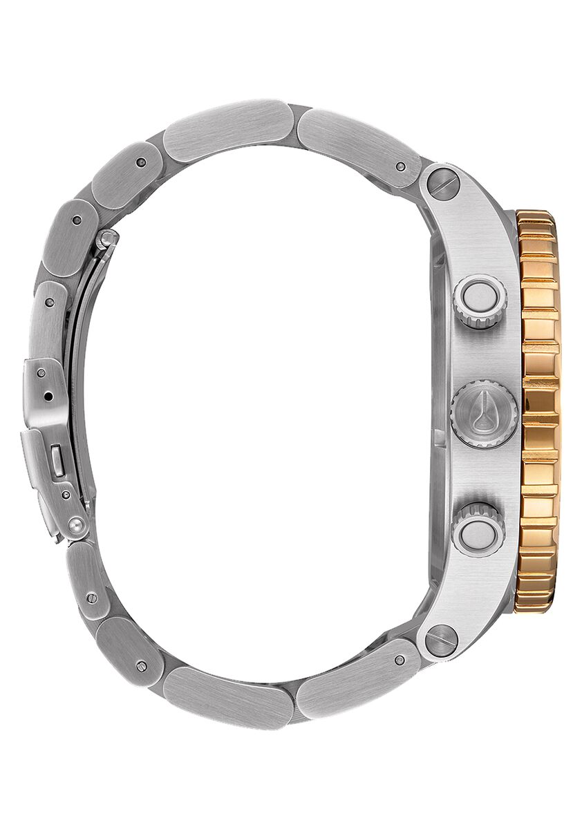 Nixon 51-30 Chrono Silver and Gold Men's Watch | A0831921-00