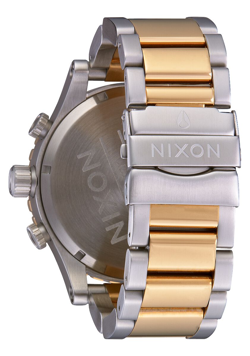Nixon 51-30 Chrono Silver and Gold Men's Watch | A0831921-00
